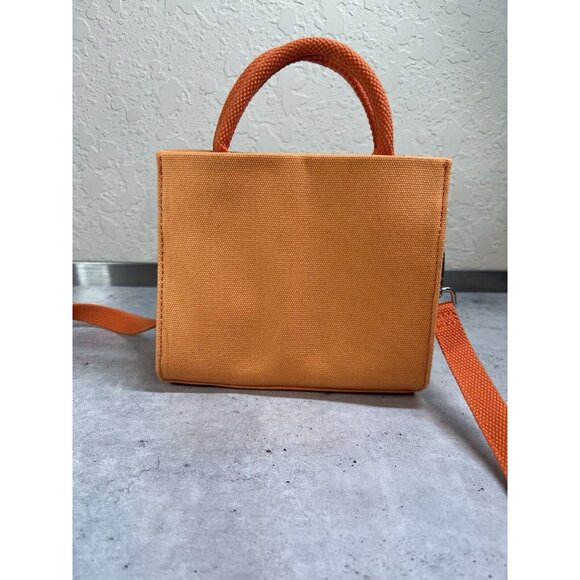End Systemic Racism ESR Brandon Blackwood Orange Canvas Mini Tote Purse Bag - Picture 3 of 12